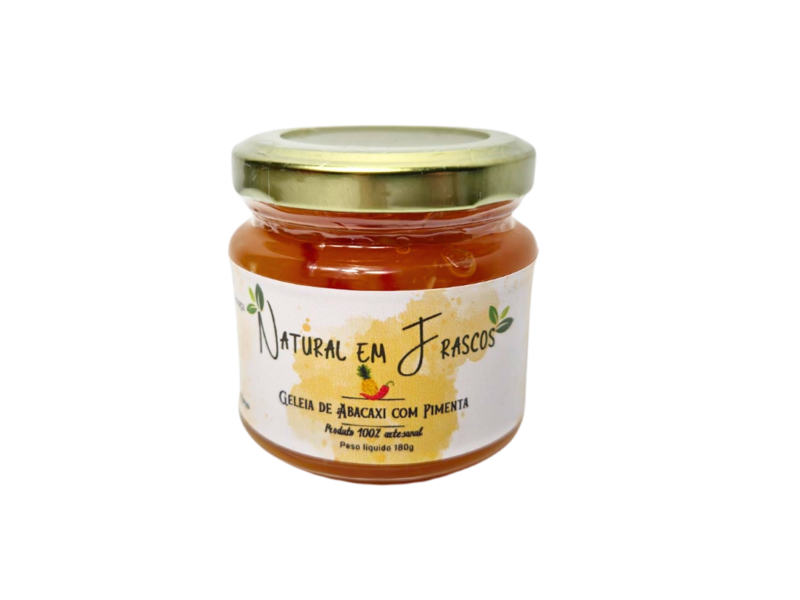 Geleia de abacaxi com pimenta