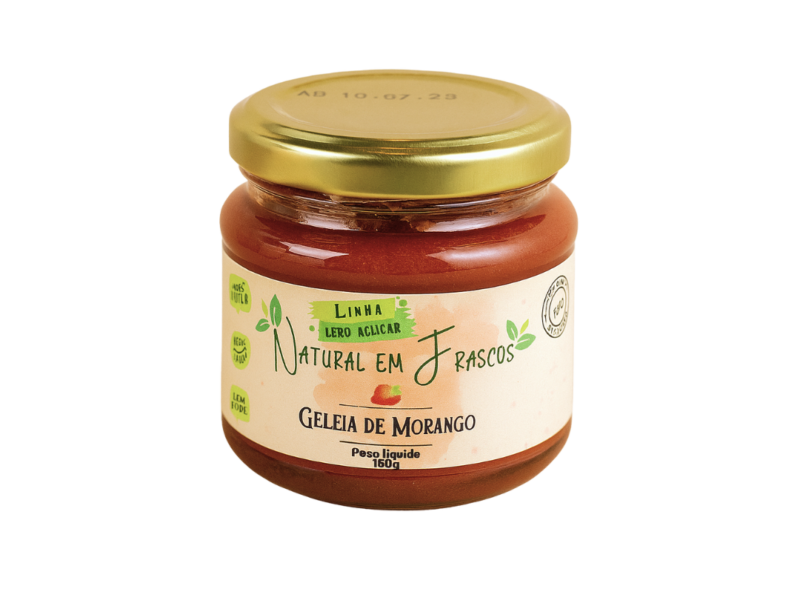 Geleia de morango zero açúcar